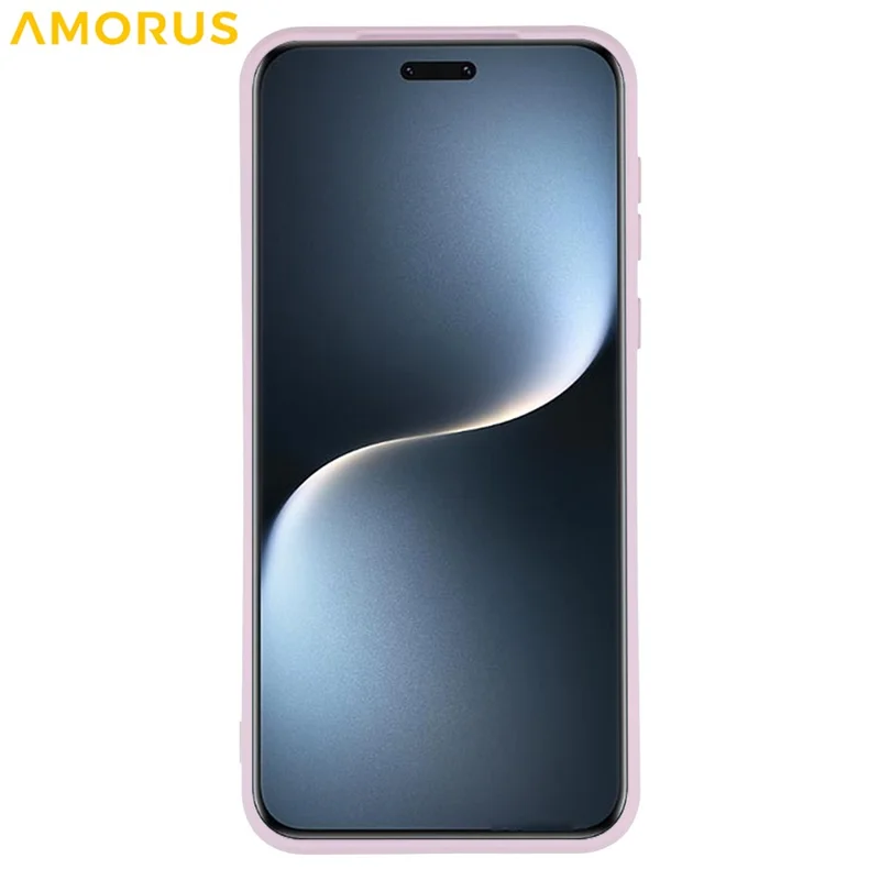 AMORUS For Honor Magic7 Pro 5G Case Precise Cutouts TPU Fiber Lining Shockproof Phone Cover - Purple