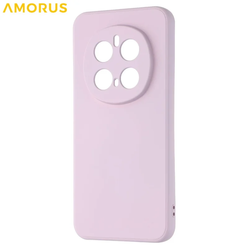 AMORUS For Honor Magic7 Pro 5G Case Precise Cutouts TPU Fiber Lining Shockproof Phone Cover - Purple