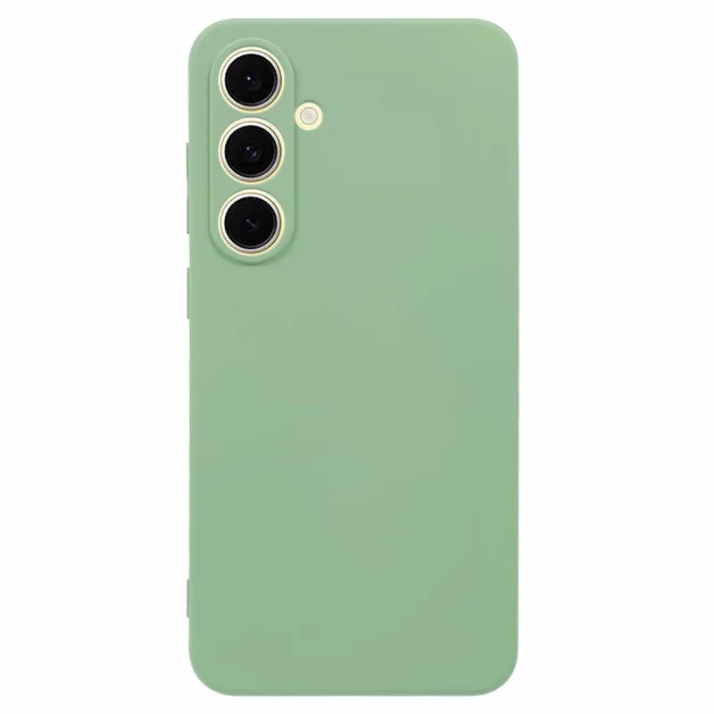 AMORUS For Samsung Galaxy A36 5G Case Precise Cutouts TPU Fiber Lining Shockproof Phone Cover - Matcha Green
