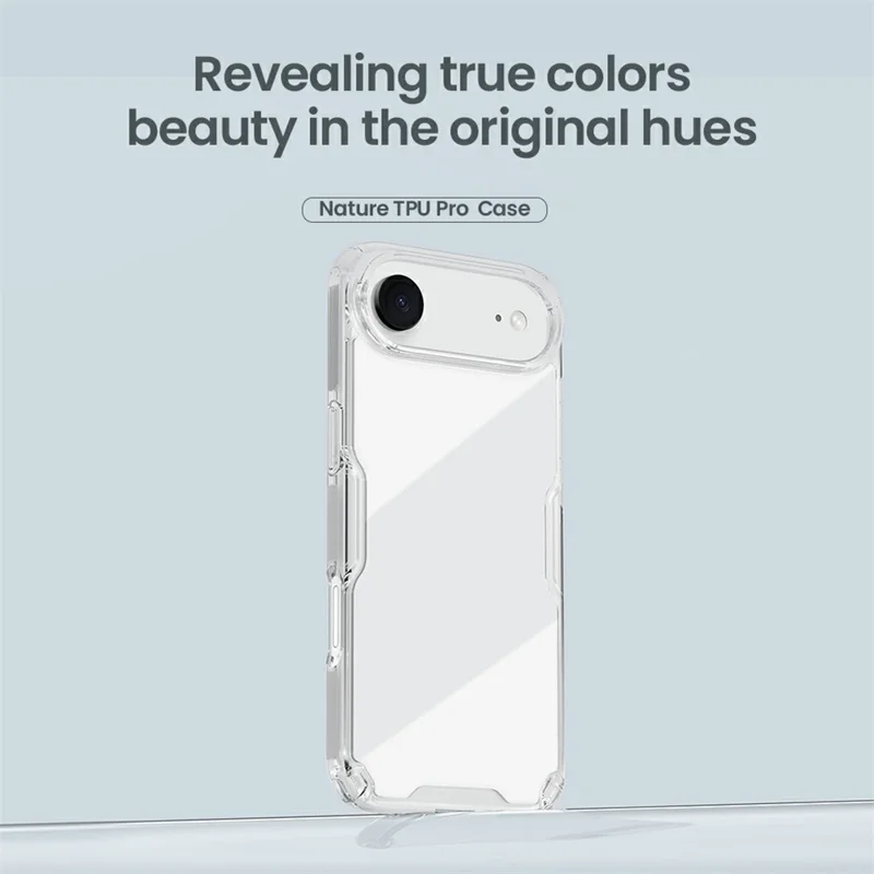 NILLKIN Nature Pro Series For iPhone Air Case PC + TPU Anti-Scratch Clear Back Cover - Transparent