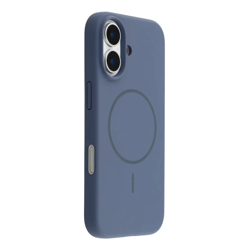 X-LEVEL For iPhone 17 Case Compatible with MagSafe Liquid Silicone Phone Back Cover Skin Touch - Blue