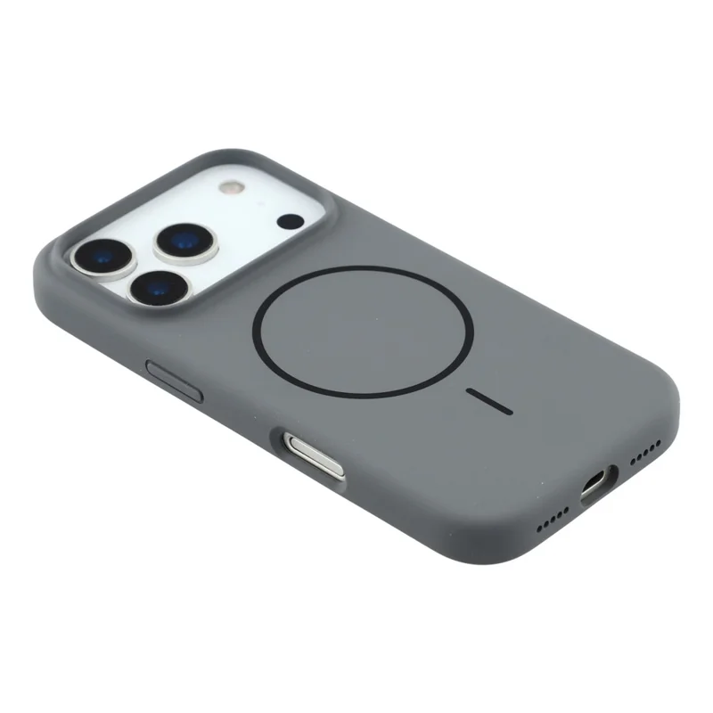 X-LEVEL For iPhone 17 Pro Max Case Compatible with MagSafe Liquid Silicone Phone Back Cover Skin Touch - Black