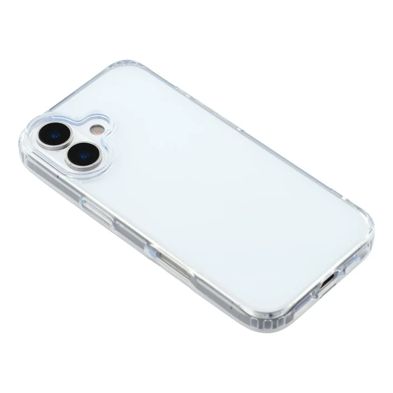 MUTURAL For iPhone 17 Case Rounded Edge TPU + PC Clear Phone Cover