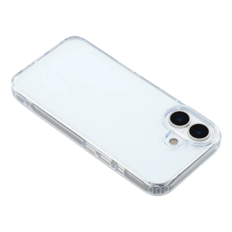 MUTURAL For iPhone 17 Case Rounded Edge TPU + PC Clear Phone Cover