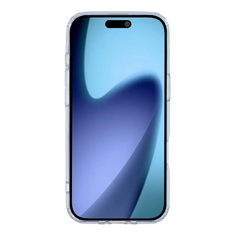 MUTURAL For iPhone Air Case Rounded Edge TPU + PC Clear Phone Cover
