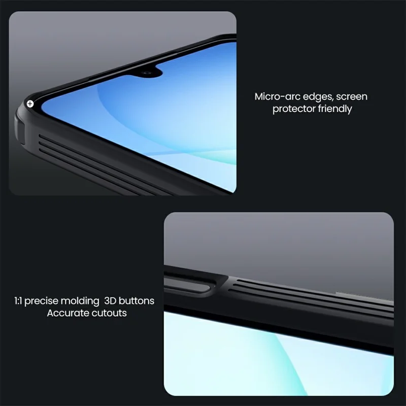 NILLKIN Camshield Pro for Samsung Galaxy A17 5G / A17 4G Magnetic Case TPU + PC Phone Cover with Slider Camera