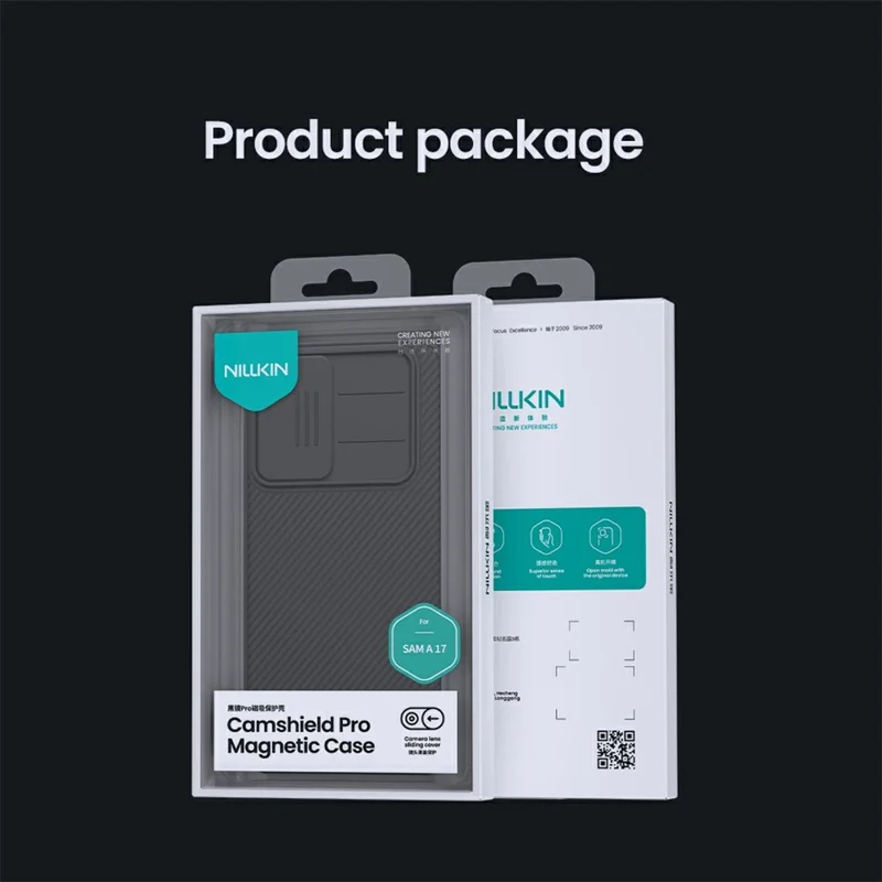 NILLKIN Camshield Pro for Samsung Galaxy A17 5G / A17 4G Magnetic Case TPU + PC Phone Cover with Slider Camera