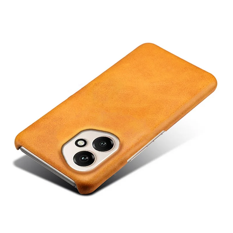 For Honor 400 5G (Global) Case Calf Texture PU Leather Hard PC Protective Phone Cover - Orange