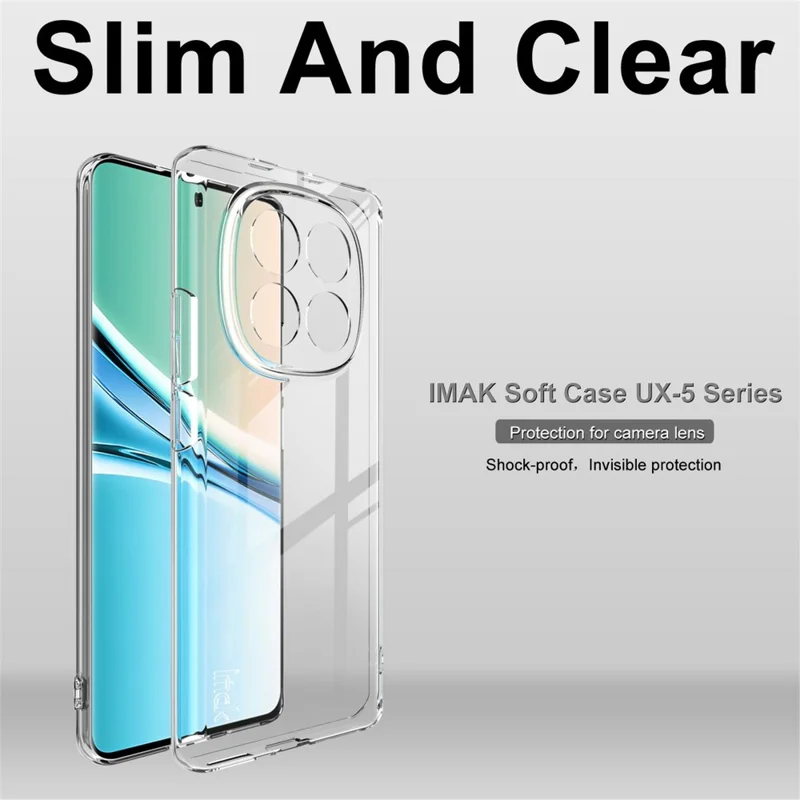 Capa de Telefone IMAK UX-5 Series para Xiaomi Redmi Note 15 5G, Capa Protetora Transparente de TPU