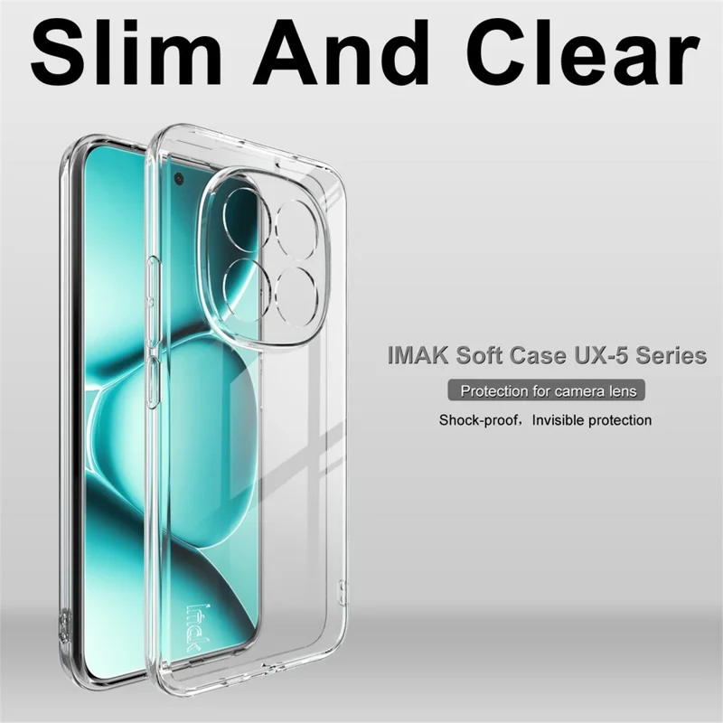 IMAK UX-5 Series Per Xiaomi Redmi Note 15 Pro+ 5G Custodia Telefonica Trasparente TPU Custodia Protettiva Per Telefono