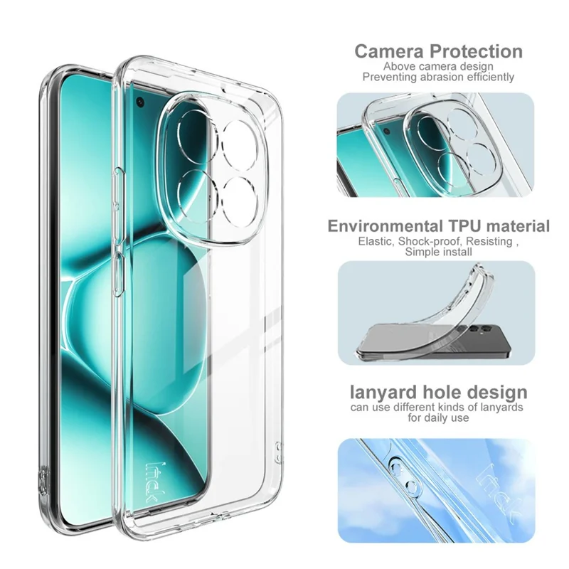 IMAK UX-5 Series Per Xiaomi Redmi Note 15 Pro+ 5G Custodia Telefonica Trasparente TPU Custodia Protettiva Per Telefono