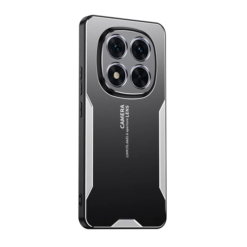 For Xiaomi Redmi Note 15 5G (Global) Phone Case Aluminium Alloy TPU PC Back Cover - Silver