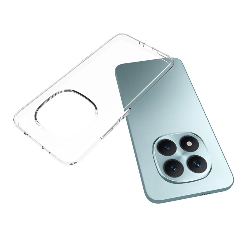 10 Peças / Pacote Para Xiaomi Redmi Note 15 Pro+ 5G Capa Marca D'água Grátis Capa de Telefone Protetora de TPU Transparente