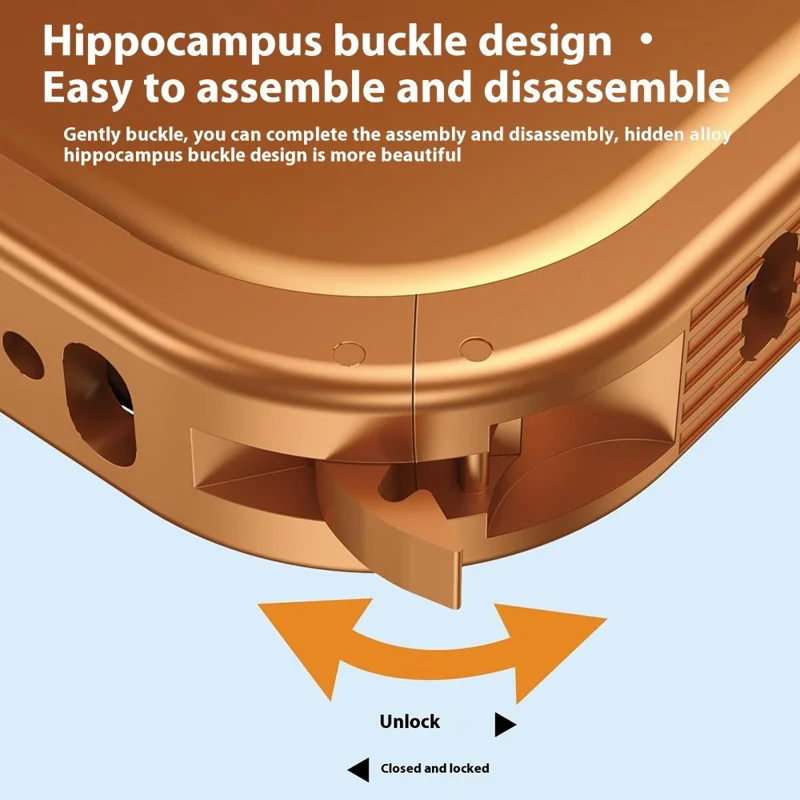 For iPhone 17 Pro Max Bumper Case Heat Dissipation Aluminium Alloy Phone Shell with Buckle / Camera Lid - Silver