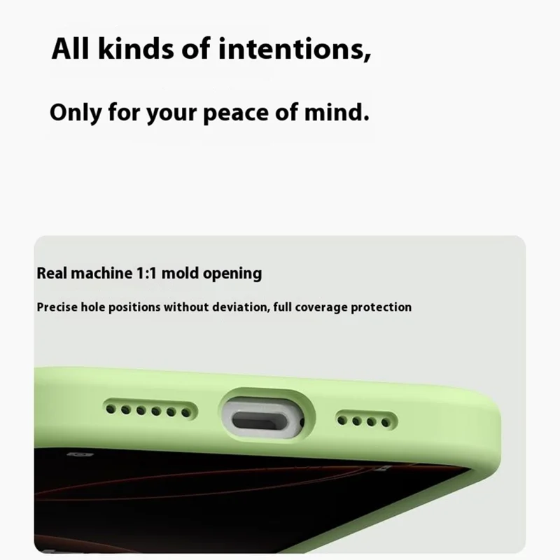 For iPhone 16 Case Soft Touch Liquid Silicone Phone Cover with Camera Touch Control Button - Orange