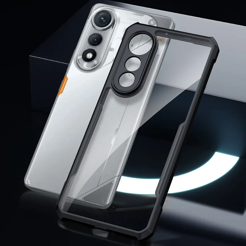 XUNDD Pour TECNO Pova Curve 5G Étui Antichoc TPU + Couvercle Arrière Transparent en Acrylique