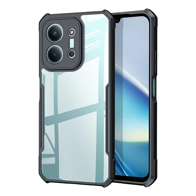 XUNDD Custodia Trasparente per Xiaomi Redmi 15C 5G (EU) (173mm) / 15C 4G (EU) (173mm) Custodia per Telefono in TPU Antishock + Retro in Acrilico