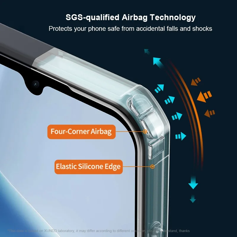XUNDD Custodia Trasparente per Xiaomi Redmi 15C 5G (EU) (173mm) / 15C 4G (EU) (173mm) Custodia per Telefono in TPU Antishock + Retro in Acrilico