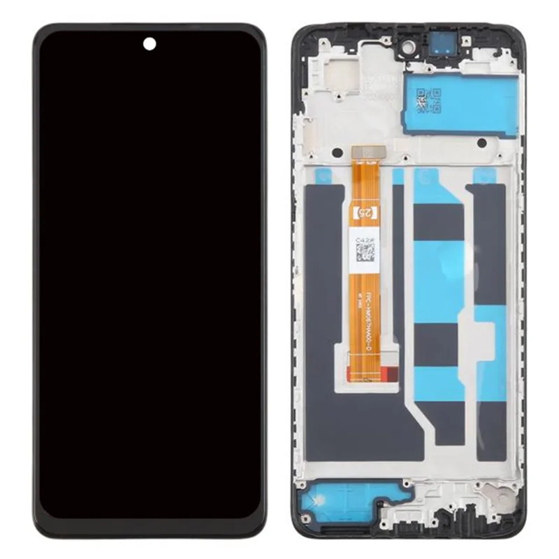 Für Oppo A3x 4G Grad S LCD-Bildschirm und Digitizer-Baugruppe + Rahmenteil (ohne Logo)