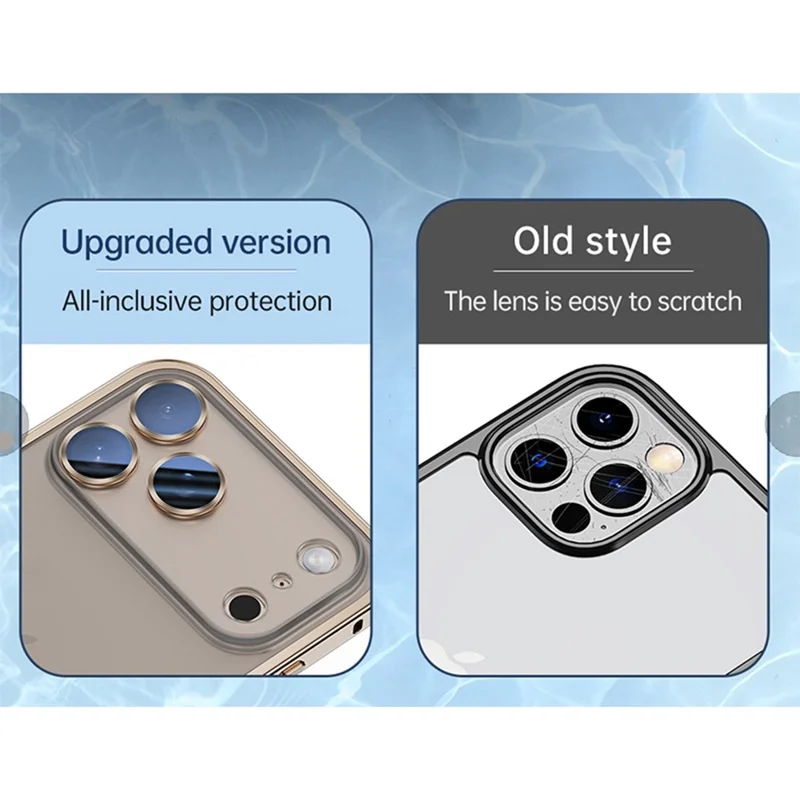 For iPhone 17 Pro Max Metal Clear Case Safety Lock Matte Anti-Fingerprint Back Cover - Silver