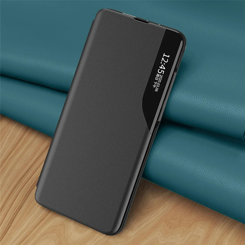 Capa Carteira para Samsung Galaxy A07 4G em Couro PU com Suporte e Flip - Preto