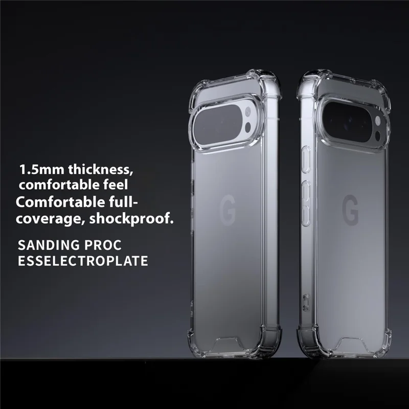 For Google Pixel 10 Pro  /  Pixel 10 Phone Case TPU + Acrylic 1.5mm Shockproof Clear Back Cover