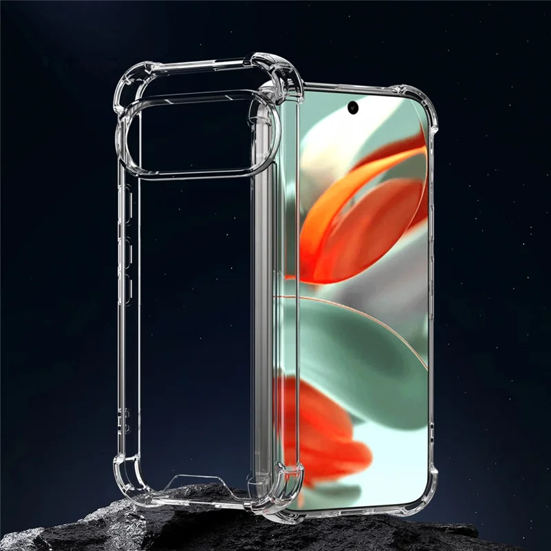 For Google Pixel 9 Pro XL Phone Case TPU + Acrylic 1.5mm Shockproof Clear Back Cover
