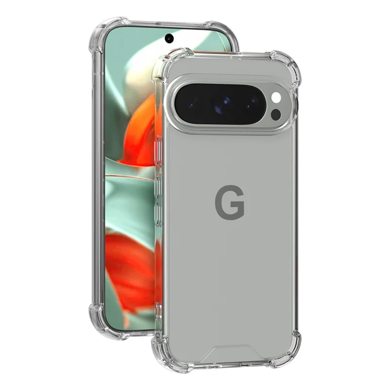 For Google Pixel 9 Pro  /  Pixel 9 Phone Case TPU + Acrylic 1.5mm Shockproof Clear Back Cover