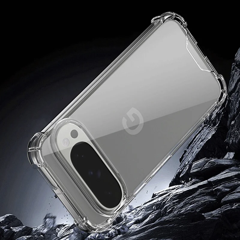For Google Pixel 9 Pro  /  Pixel 9 Phone Case TPU + Acrylic 1.5mm Shockproof Clear Back Cover