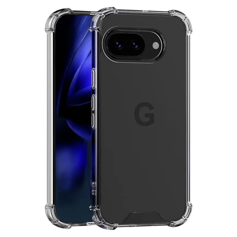 For Google Pixel 9a Phone Case TPU + Acrylic 1.5mm Shockproof Clear Back Cover