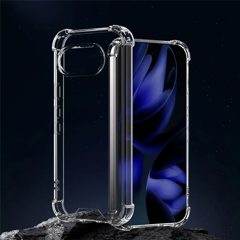 For Google Pixel 9a Phone Case TPU + Acrylic 1.5mm Shockproof Clear Back Cover