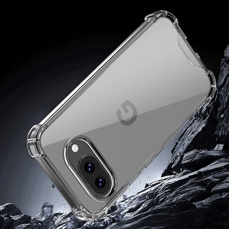 For Google Pixel 9a Phone Case TPU + Acrylic 1.5mm Shockproof Clear Back Cover