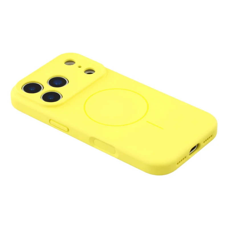 YCADEN For iPhone 17 Pro Max Case Compatible with MagSafe Precise Cutouts TPU Phone Back Cover - Pear Yellow