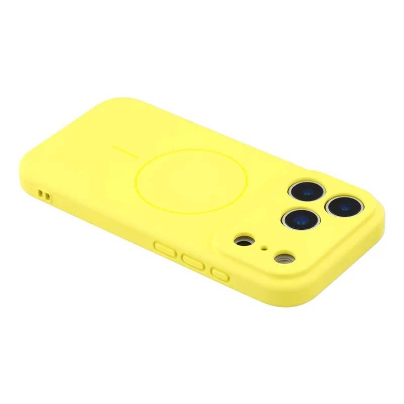 YCADEN For iPhone 17 Pro Max Case Compatible with MagSafe Precise Cutouts TPU Phone Back Cover - Pear Yellow