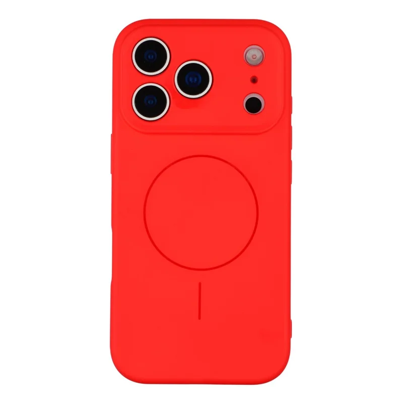YCADEN For iPhone 17 Pro Max Case Compatible with MagSafe Precise Cutouts TPU Phone Back Cover - Chinese Red