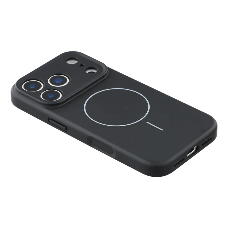 YCADEN For iPhone 17 Pro Case Compatible with MagSafe Precise Cutouts TPU Phone Back Cover - Black