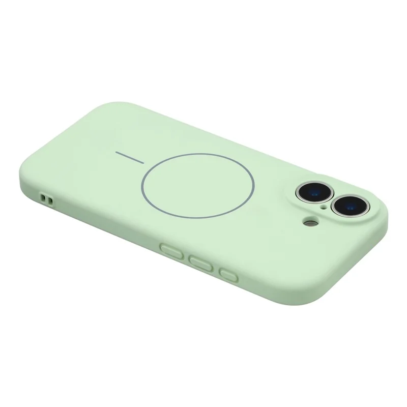 YCADEN For iPhone 17 Case Compatible with MagSafe Precise Cutouts TPU Phone Back Cover - Grass Green