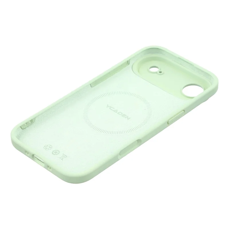 YCADEN For iPhone Air Case Compatible with MagSafe Precise Cutouts TPU Phone Back Cover - Grass Green