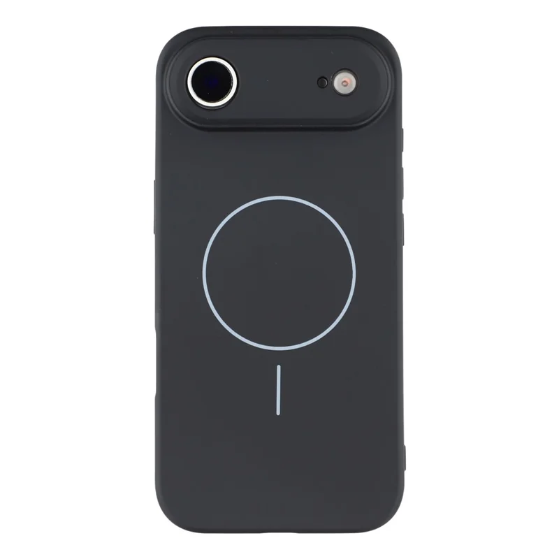 YCADEN For iPhone Air Case Compatible with MagSafe Precise Cutouts TPU Phone Back Cover - Black