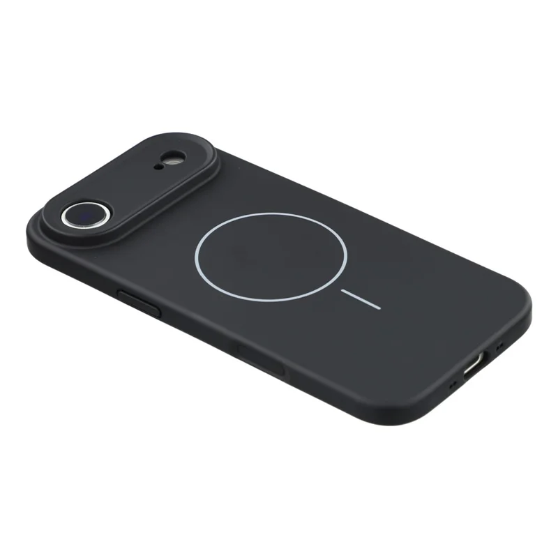 YCADEN For iPhone Air Case Compatible with MagSafe Precise Cutouts TPU Phone Back Cover - Black