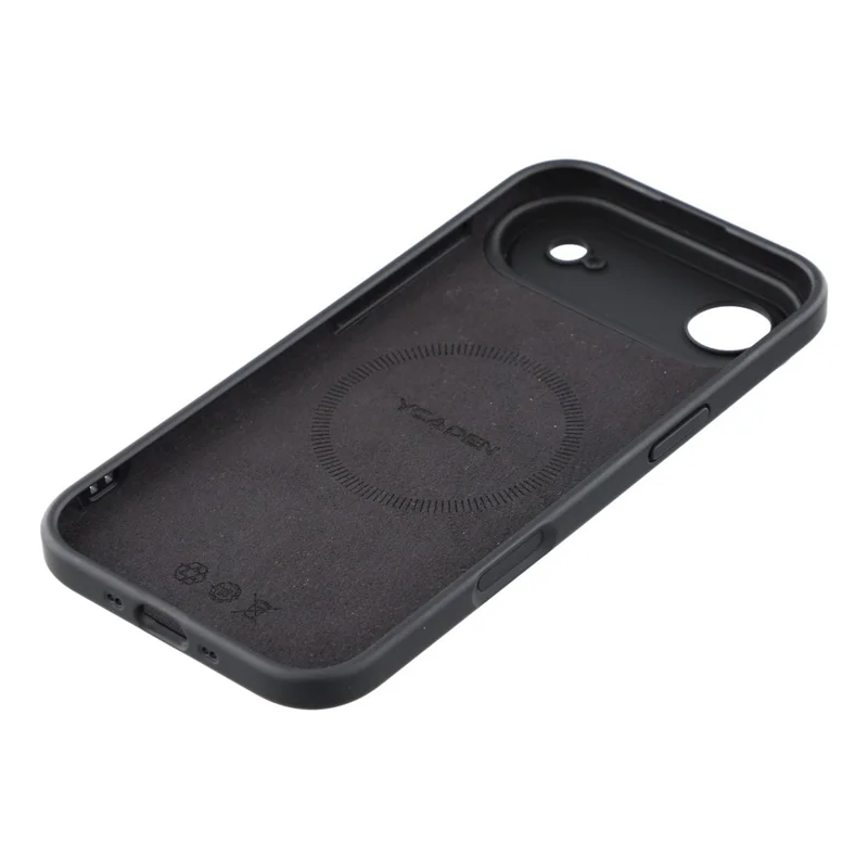 YCADEN For iPhone Air Case Compatible with MagSafe Precise Cutouts TPU Phone Back Cover - Black