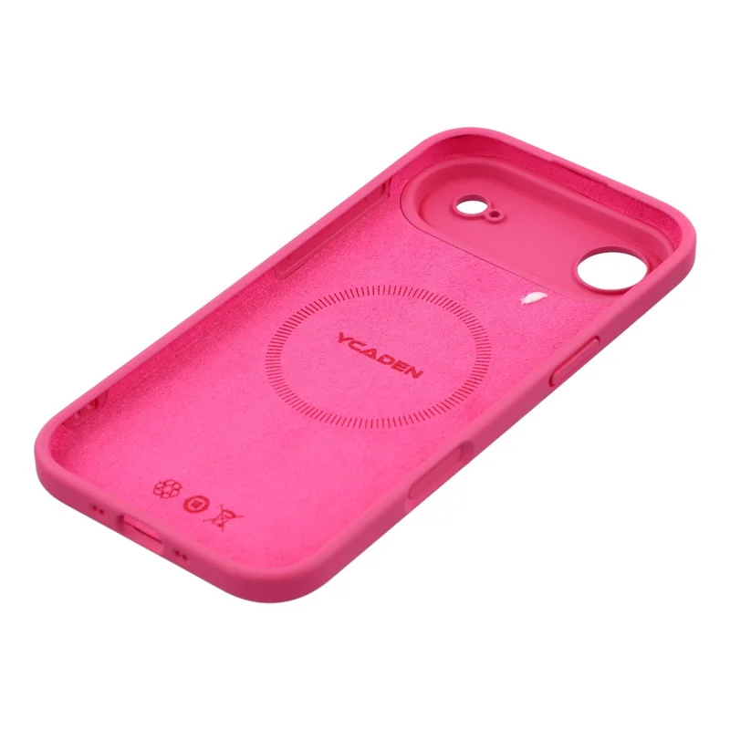 YCADEN For iPhone Air Case Compatible with MagSafe Precise Cutouts TPU Phone Back Cover - Pitaya