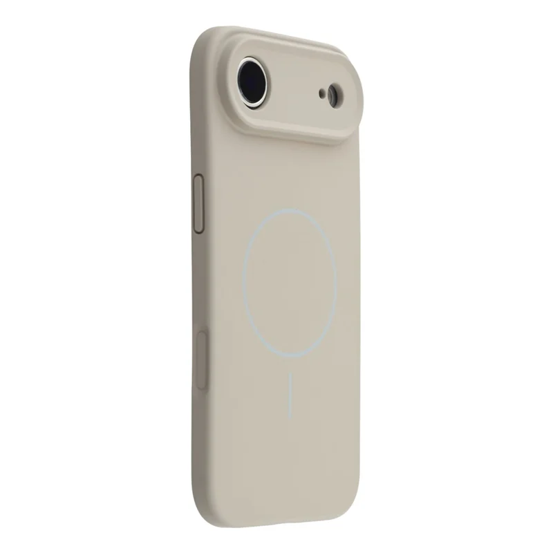 YCADEN For iPhone Air Case Compatible with MagSafe Precise Cutouts TPU Phone Back Cover - Pebble Grey