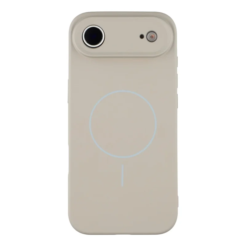 YCADEN For iPhone Air Case Compatible with MagSafe Precise Cutouts TPU Phone Back Cover - Pebble Grey
