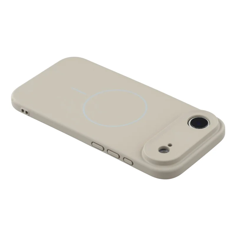 YCADEN For iPhone Air Case Compatible with MagSafe Precise Cutouts TPU Phone Back Cover - Pebble Grey