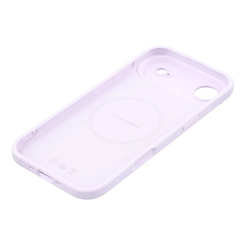 YCADEN For iPhone Air Case Compatible with MagSafe Precise Cutouts TPU Phone Back Cover - Morandi Purple