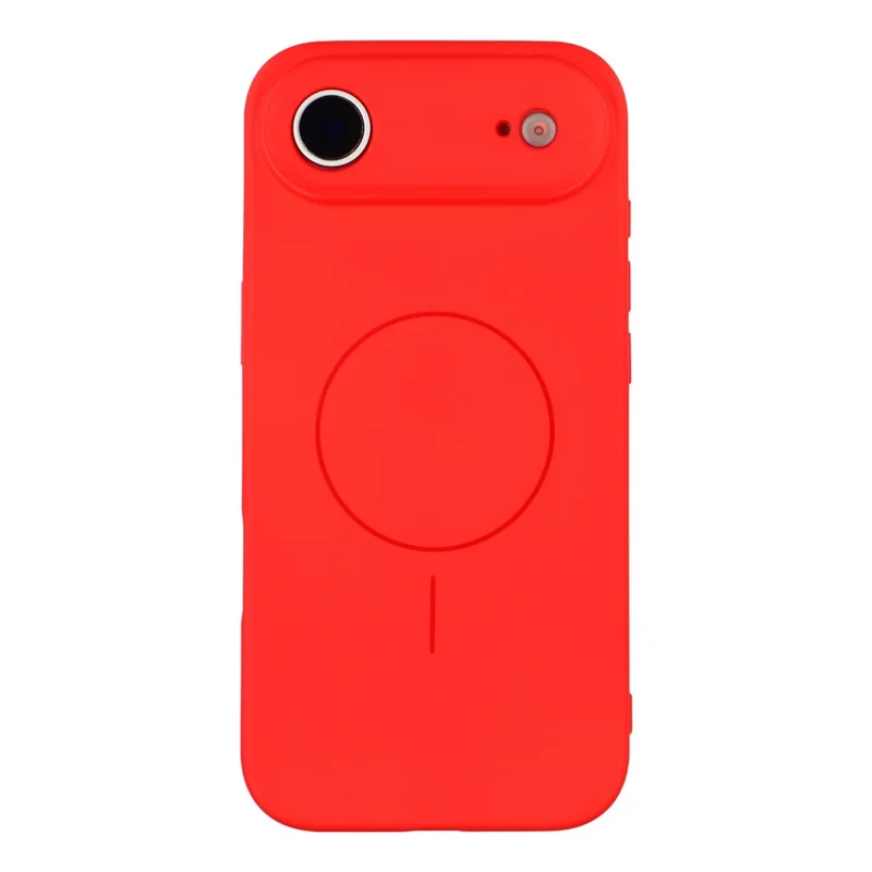 YCADEN For iPhone Air Case Compatible with MagSafe Precise Cutouts TPU Phone Back Cover - Chinese Red