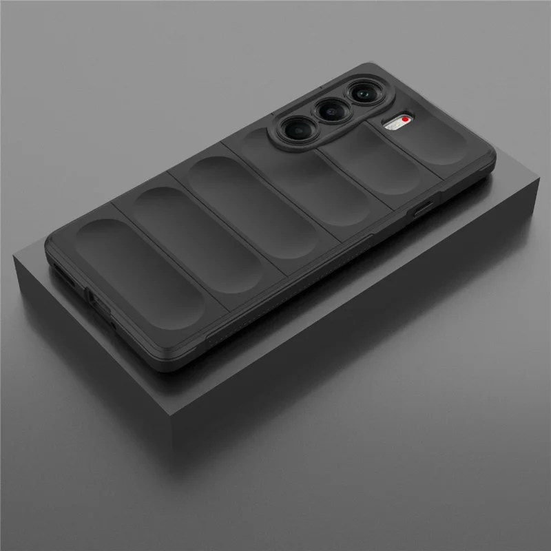 For TECNO Camon 40 Pro 5G Case Anti-Drop Soft TPU Rugged Phone Back Cover - Black