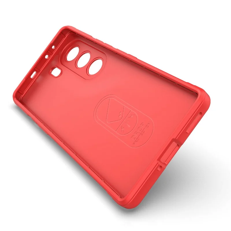 For TECNO Camon 40 Pro 5G Case Anti-Drop Soft TPU Rugged Phone Back Cover - Red