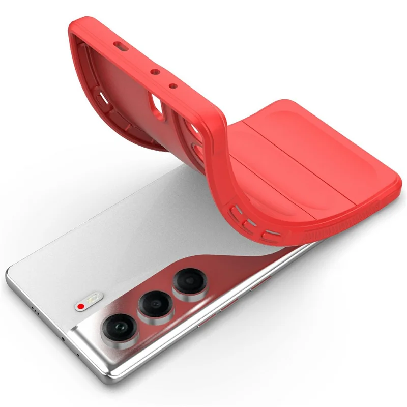 For TECNO Camon 40 Pro 5G Case Anti-Drop Soft TPU Rugged Phone Back Cover - Red